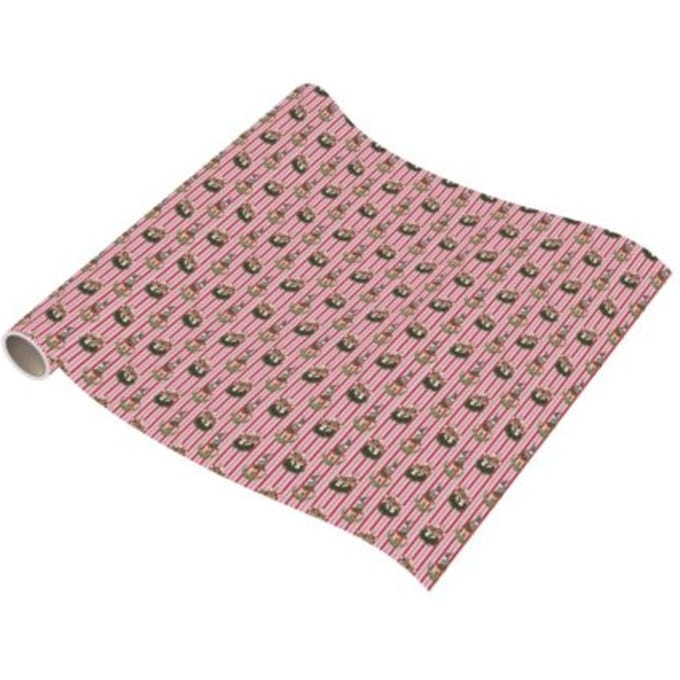 Rice kerst cadeaupapier 3m sweet forest