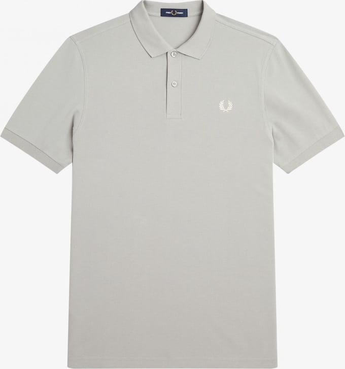Fred Perry Plain Shirt - Grijs - XXL