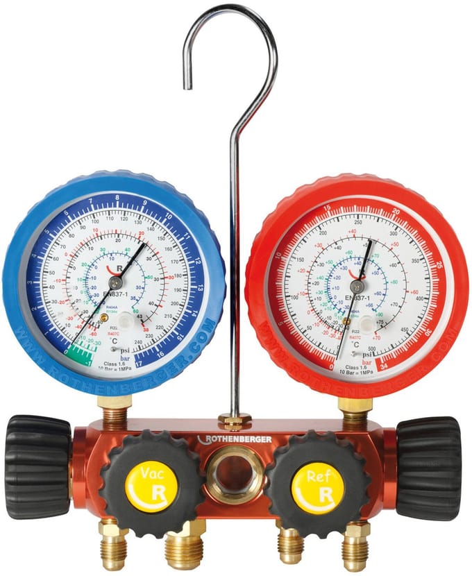 ROTHENBERGER 4-Weg II Plus montagehulpset, R410A - 170608