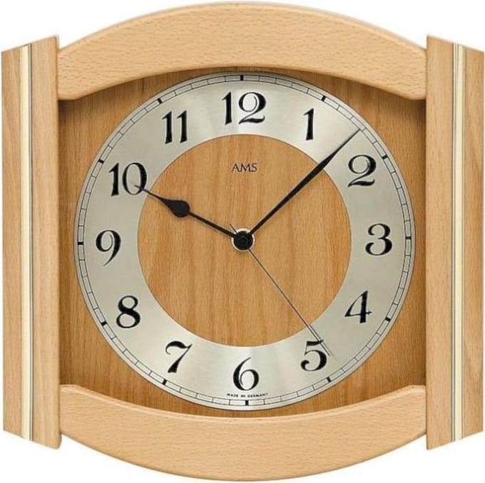 Wandklok radiogestuurd AMS - 5822-18
