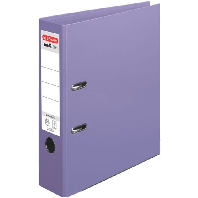 Herlitz MAX FILE PP A4 Separator 80mm - Fioletowy