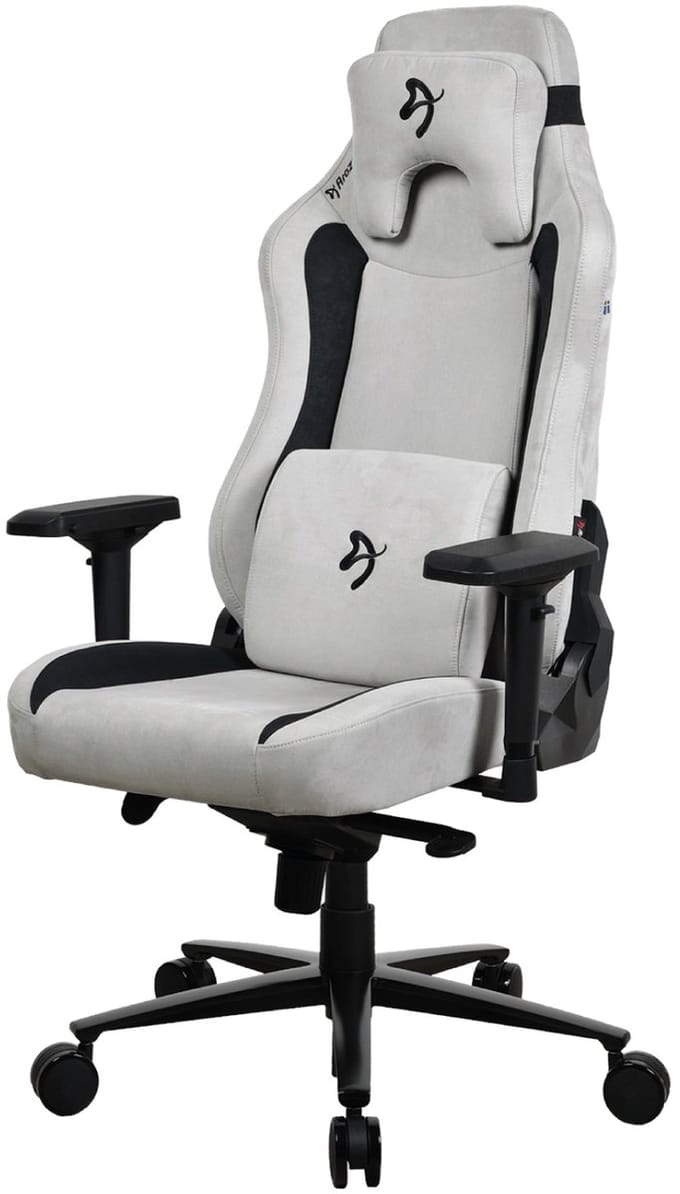 Arozzi Vernazza Gamingstoel - Supersoft™ Stof - Lichtgrijs
