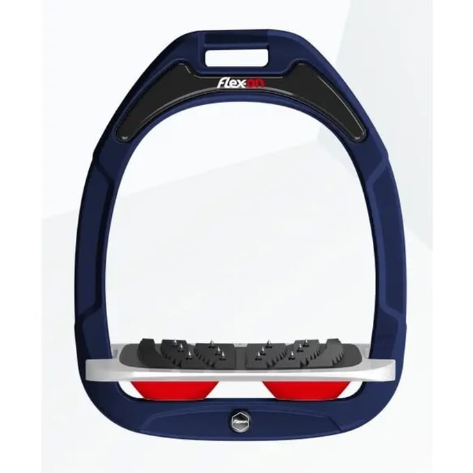 Ultra Grip Scheefgehangen Sporen Marine/Grijs/Rood Flex-On Green Composite