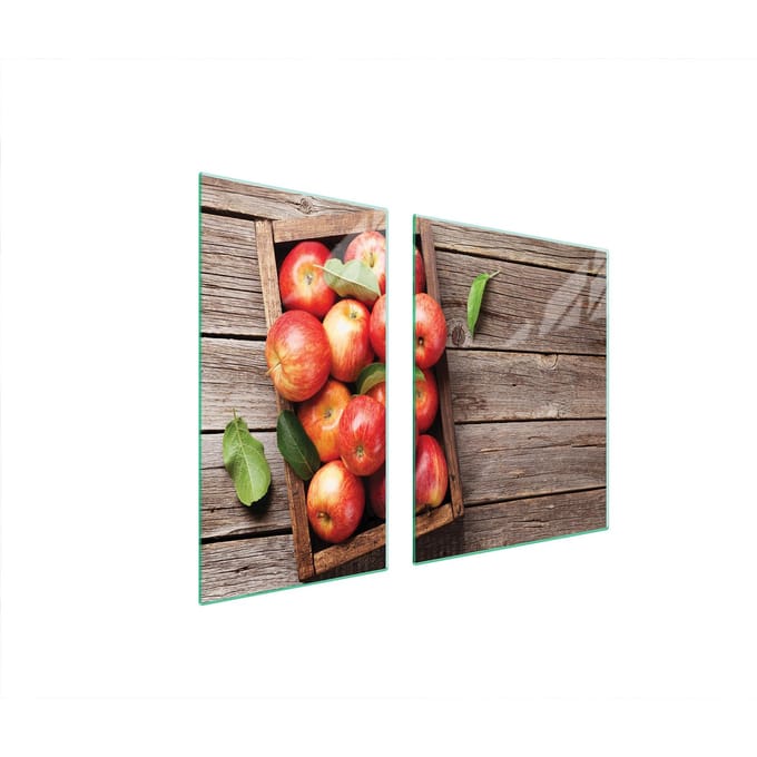 TMK ArtDeko - Snijplank - Glas - 90x52 cm - Motief Appels