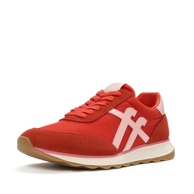 FITFLOP Retro Q Ff A5q Sneakers - Textiel - Dames - Rood - Maat 43