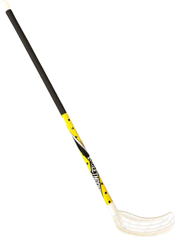 Unihockeystick Realstick Geel 95cm Recht blad