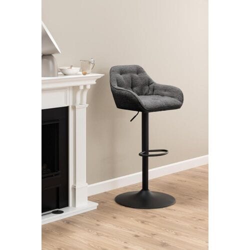 Barkruk Kelly Monza Antraciet - Giga Living