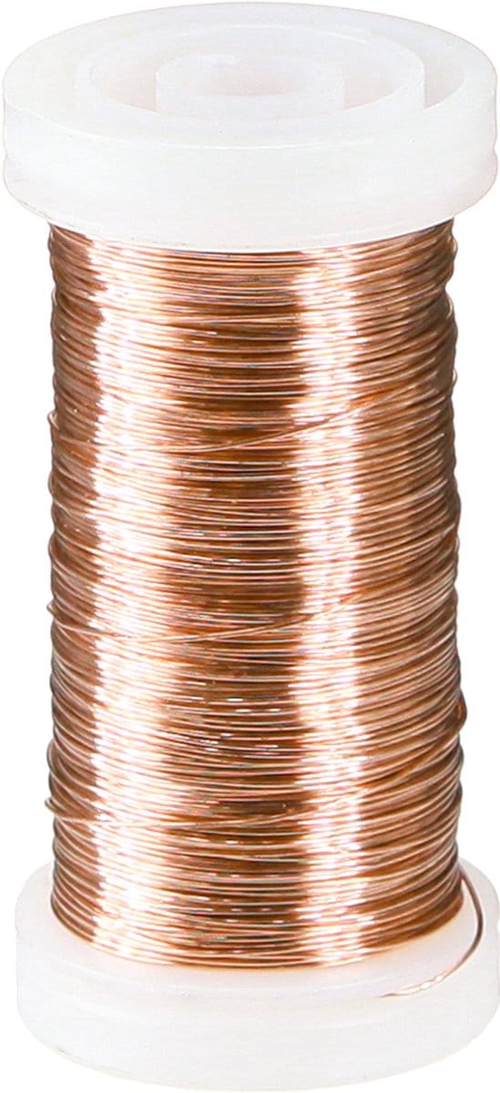 Mirtedraad koper 0,30mm 100g hobbydraad bloemisterij