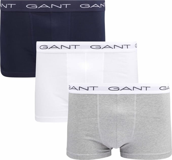 Gant Boxershorts 3-Pack Grijs - Maat L - Heren