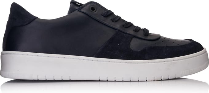 Hinson bennet sonder low sneakers heren navy leer