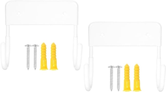 Strijkplank Hanger - Opbergrek - Ruimte Besparen - Inklapbaar Ontwerp - 12 cm - Wit