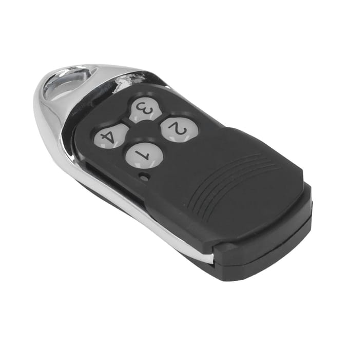 433MHz Garagedeuropener Afstandsbediening Sleutelhanger 100m Draadloze Transmissie 27A 12V 30mAh Batterij black