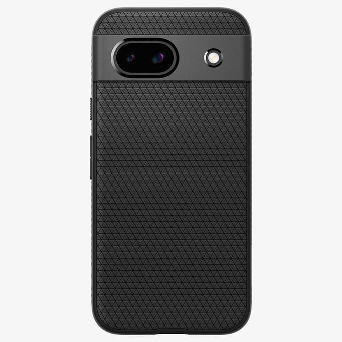 Spigen Liquid Air Hoesje Geschikt voor Google Pixel 8a - Back Cover Flexibel TPU Zwart