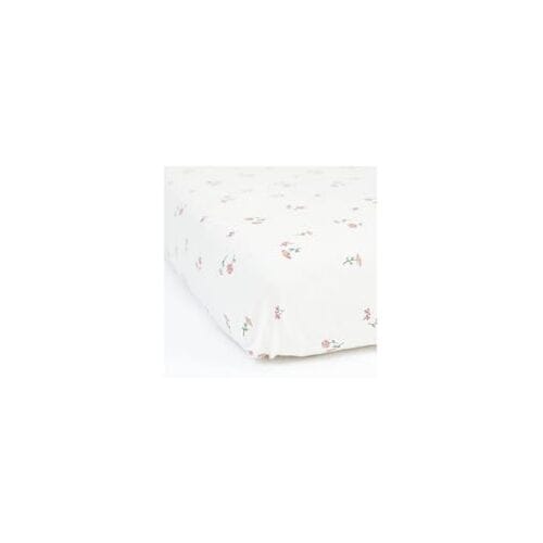 Prénatal ledikant hoeslaken daisy Ivory White unisex