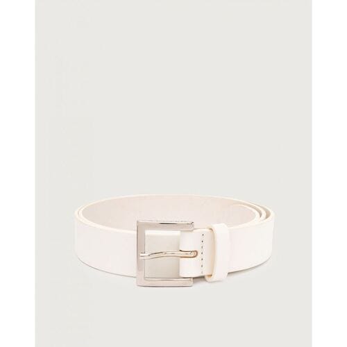 Ketting Orciani U08340 - SPORTIVA BULL IN CUOIO 3 CM-BIANCO