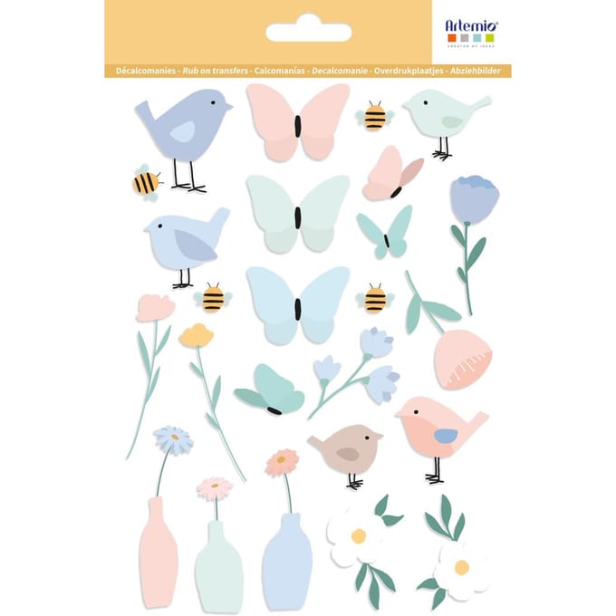 Rub On Transferfolie "Sweet Garden"