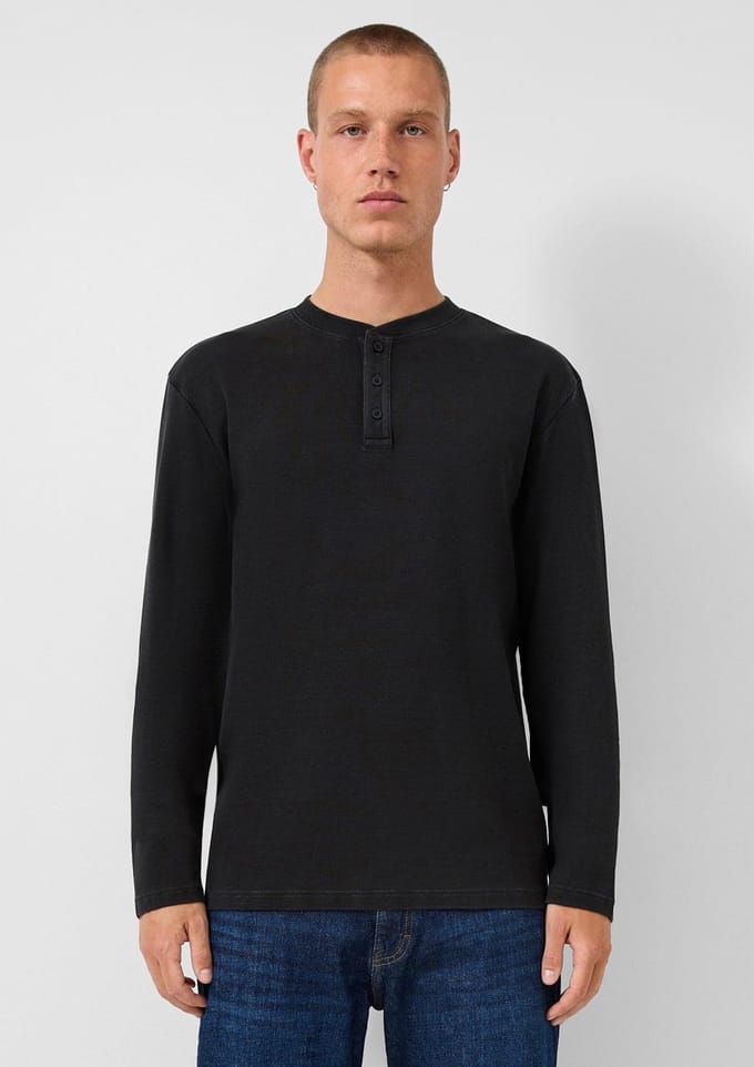Longsleeve T-shirt QS Henley