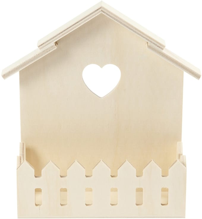 CC Triplex Plank Huisje 16,5x13 cm