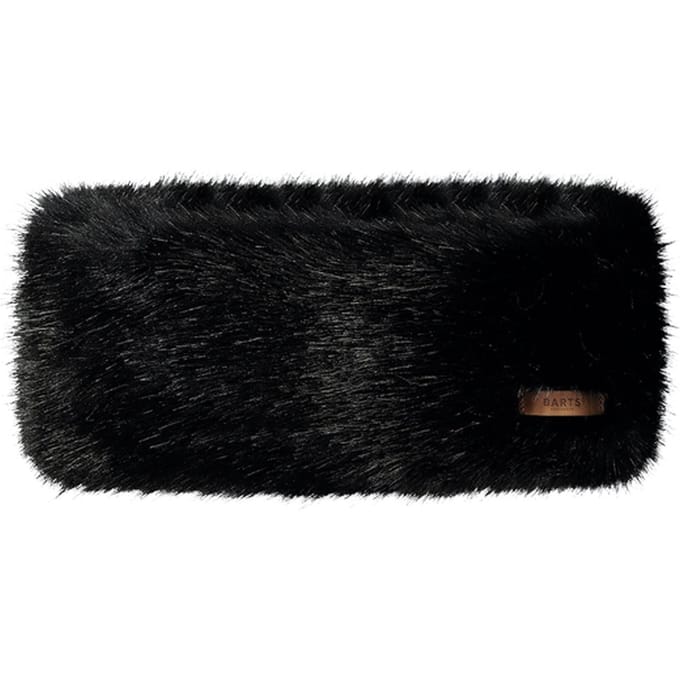 BARTS Fur Headband Hoofdband Dames - One Size - Zwart