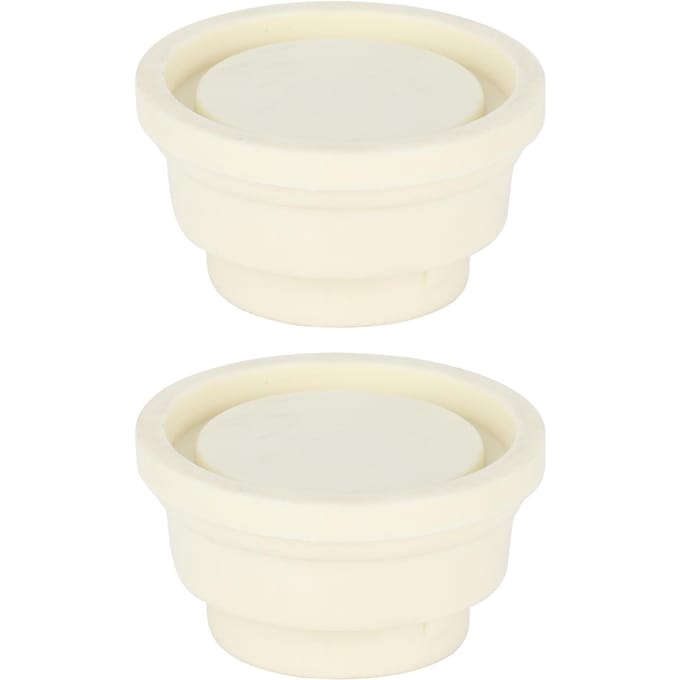 2 Stuks Zwembadladder Rubberen Plug Ladder Veiligheidsbumper Zwembadaccessoire white