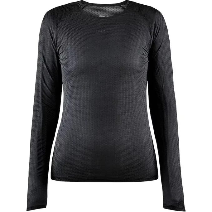 Craft Pro Dry Nanoweight Sportshirt Dames - Black - Maat L