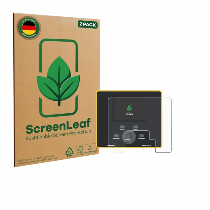 2 Stuks Screenprotector voor Junsi iCharger DX12 - Hoogwaardige Beschermfolie transparant