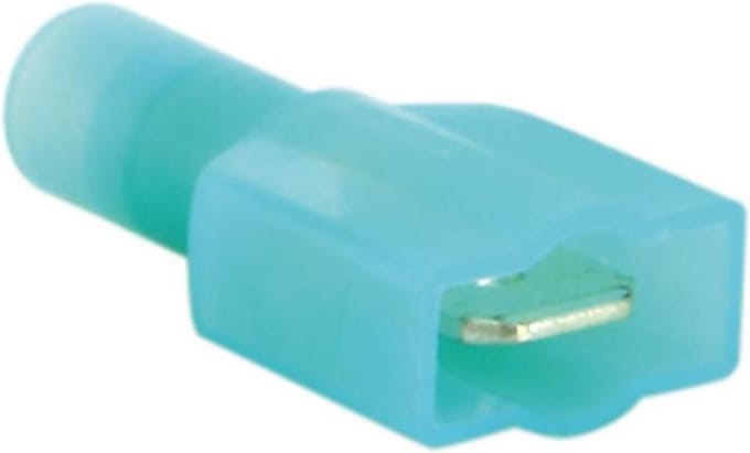 Vlakstekker volledig geisoleerd Blaauw 1.5 - 2.5mm² (100 stuks)