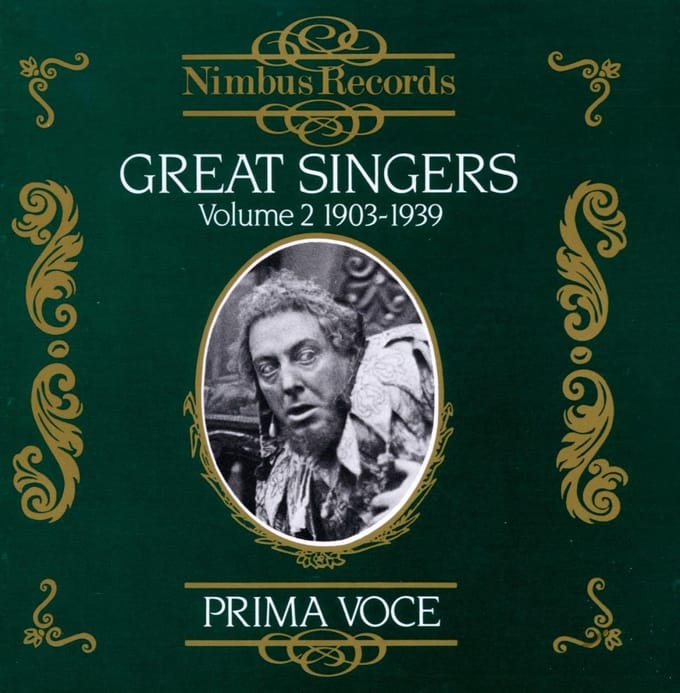 Various Artists - Great Singers Volume 2 (1903-1939) (CD) (Remastered)