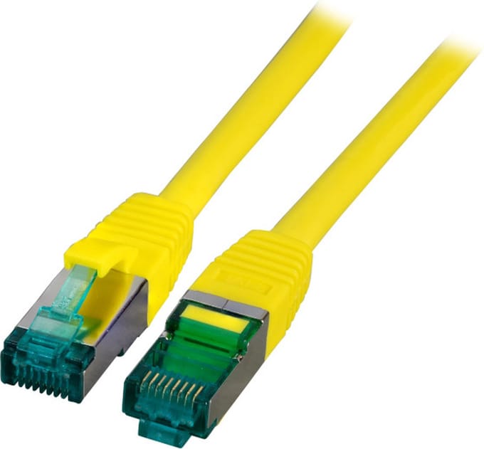 EFB NORDIC EFB-Elektronik patch cable - 1.5 m - yellow - Geel - 1m