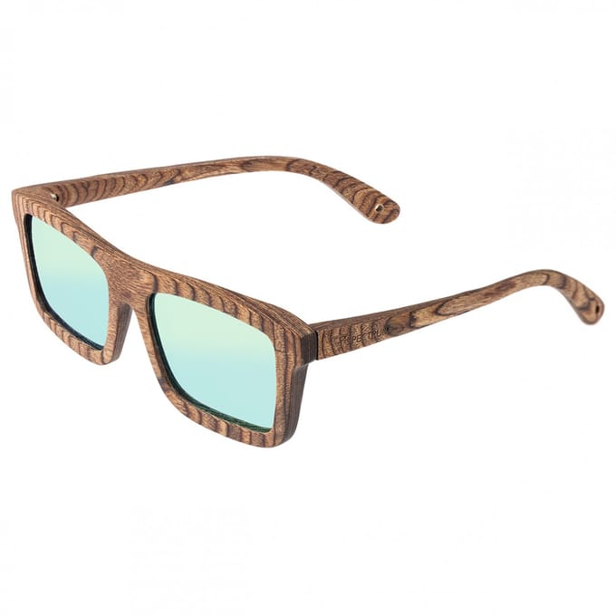 Spectrum Burrow Wood gepolariseerde zonnebril
