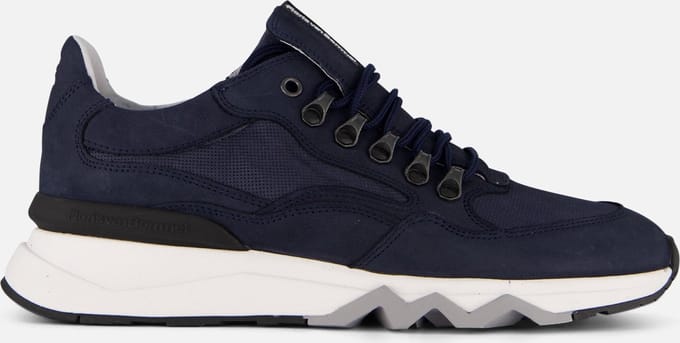 Floris Van Bommel Sfm-10135 Lage sneakers - Heren - Blauw - Maat 42⅔