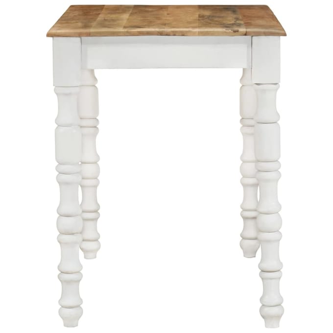 vidaXL - Eettafel - 110x60x76 - cm - massief - mangohout
