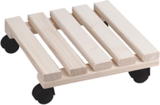 Wagner Plantenroller Paletti - 30x30cm - 100kg - Hout - Fsc