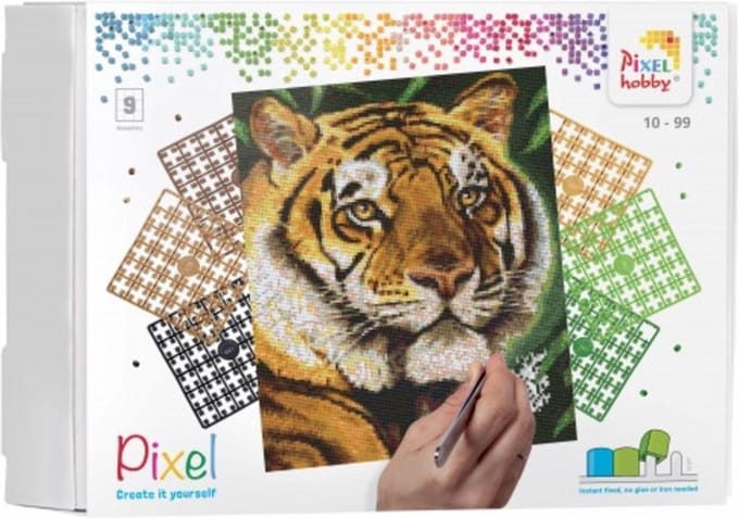 Pixelhobby Geschenkverpakking Tijger 90043
