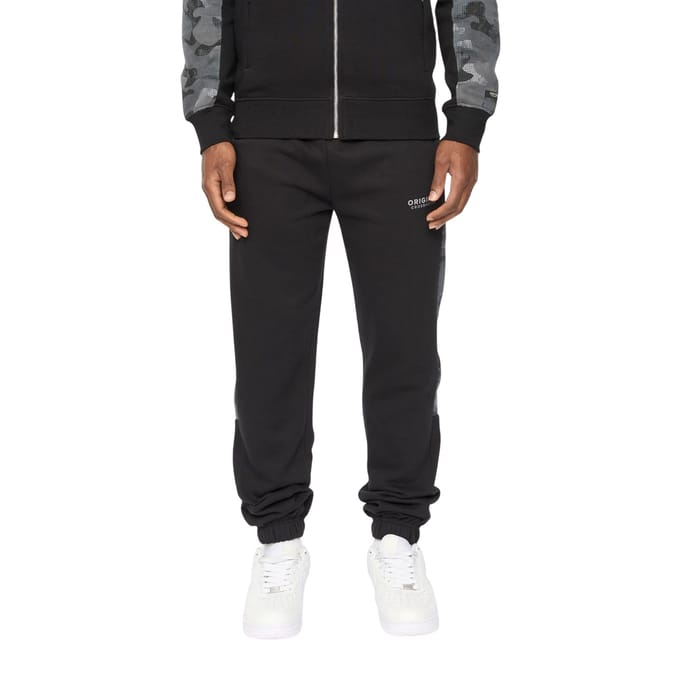 Crosshatch Heren Branton Joggingbroeken (Zwart)