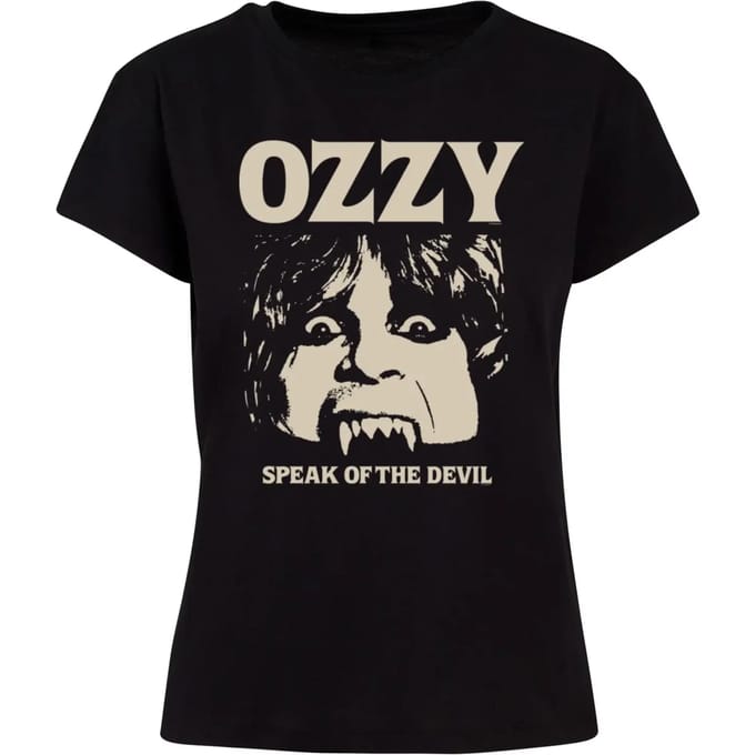 Merchcode Ozzy Osbourne - Speak Of The Devil Box Dames Tshirt - L - Zwart