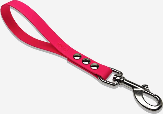 Miqdi - korthouder - BioThane® - roze