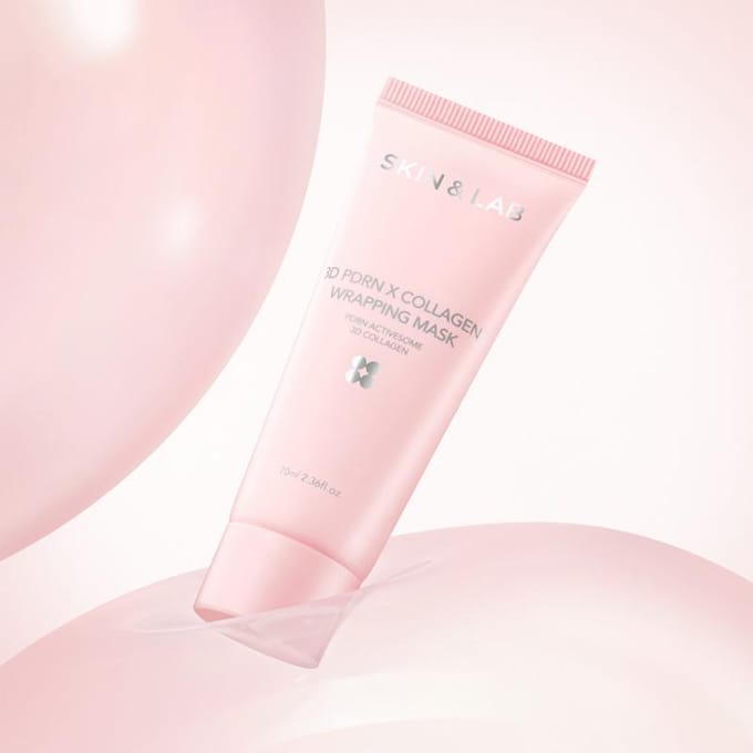 [SKIN&LAB] 3D PDRN X Collageen Wrapping Masker 70ml white