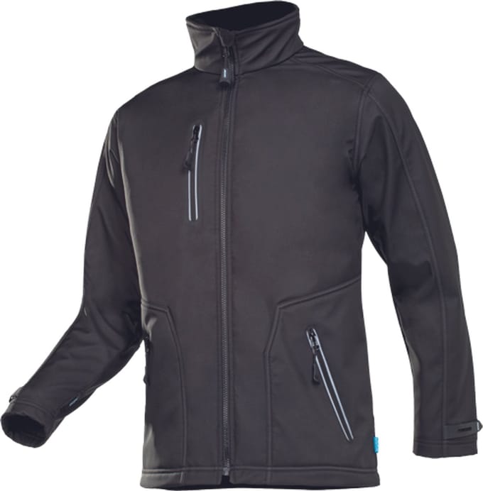 Sioen PULCO softshell jas 03010304 - Zwart - XS