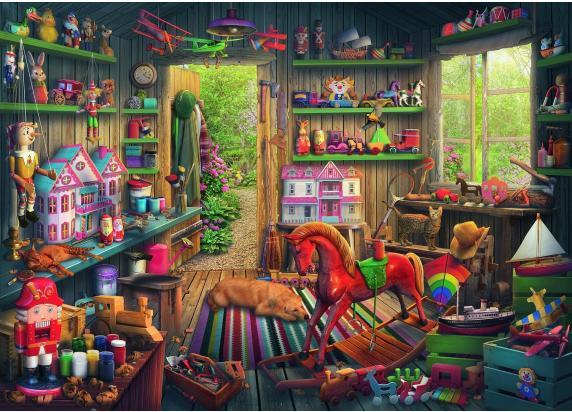 Ravensburger puzzel Nostalgisch speelgoed - Legpuzzel - 1000 stukjes