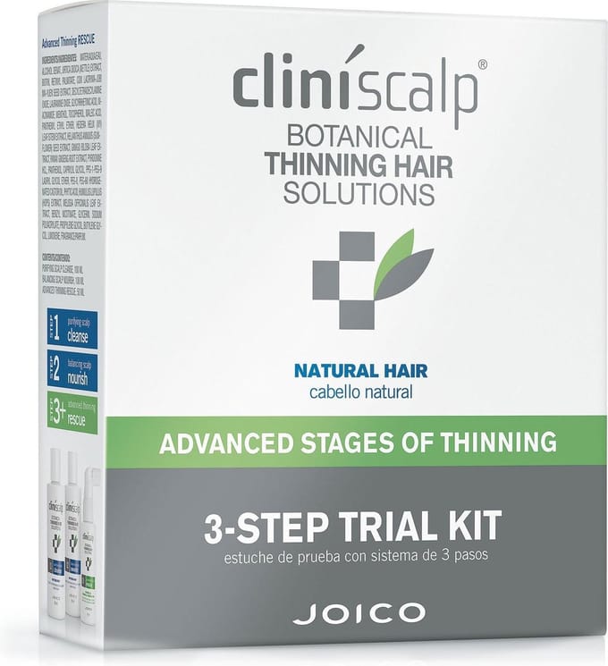 Joico - CliniScalp - 3 Step Trial Kit for Advanced Stages - Natural Hair - 250 ml
