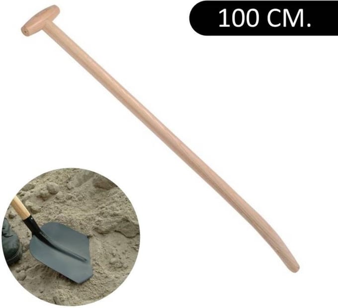 Benson Universele batssteel - half gebogen - ergonomisch - essenhout - 100 cm