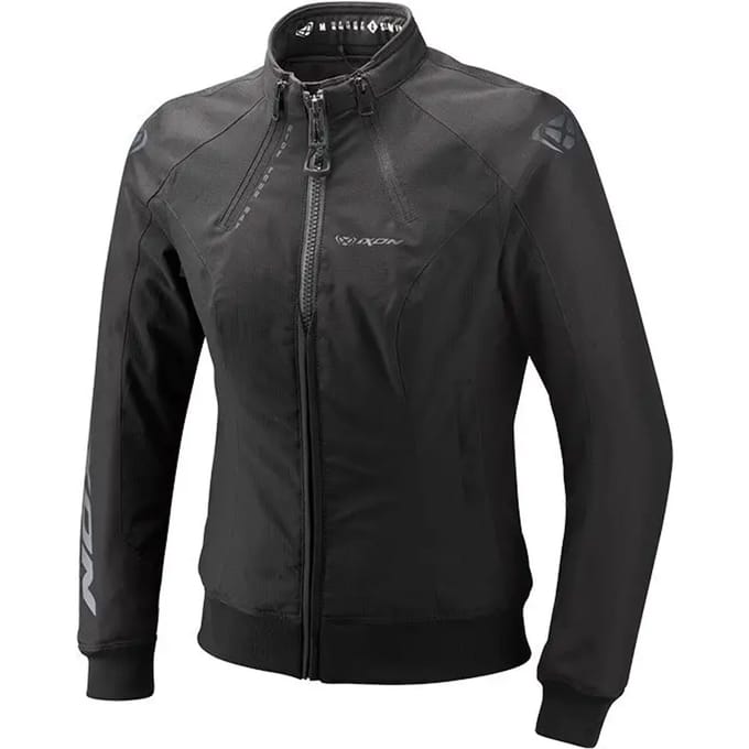 Ixon Siwa Lady Zwart Waterdichte Textiele Motorjas - Jas