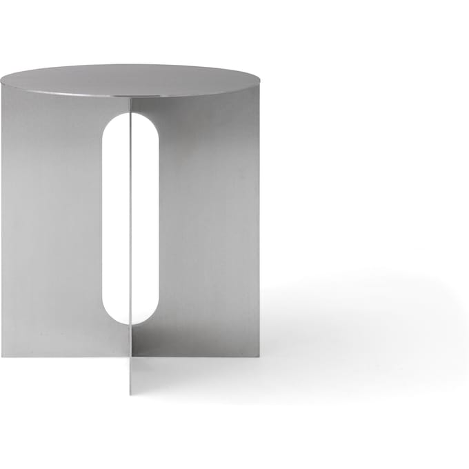 Audo Androgyne Side Table - Roestvrij staal, geborsteld