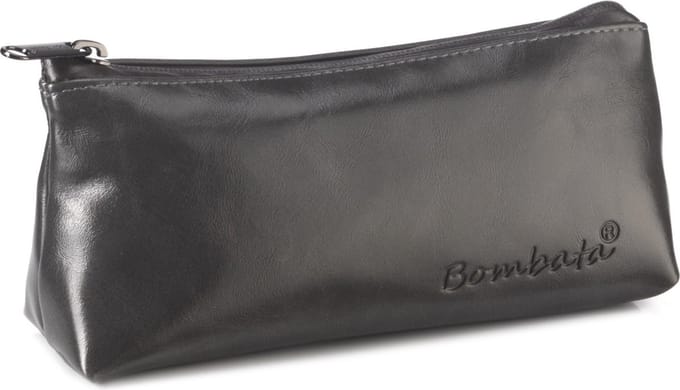 Bombata Etui Evolution Driehoekig 20 Cm Kunstleer Donkergrijs