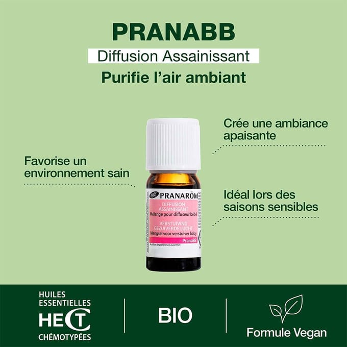 Pranarôm Mengeling voor Verstuiver PranaBB Zuivere Lucht Bio 10 Etherische olie