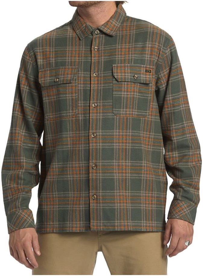 Billabong Offshore Overshirt Groen,Bruin M Man
