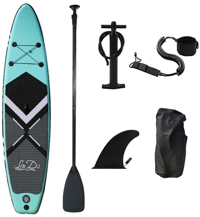 Bovista Sup Board - Opblaasbaar - Supboard - Sup Boards - Paddle - Kayak - 320cm - Blauw