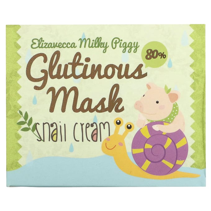 Elizavecca - Milky Piggy Glutinous 80% Mask Snail Cream 100g