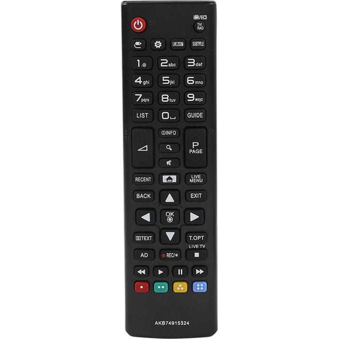 Télécommande sans fil pour téléviseur LG AKB74915324 black
